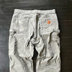 Carhartt Olive Cargo Work Pants